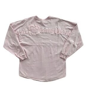 Unisex Walt Disney World Pale Pink Glitter Spirit Jersey Size Small Rare